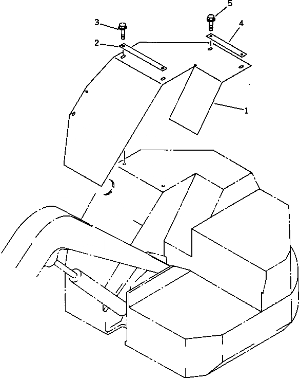 Схема запчастей Komatsu PC28UU-1 - MACHINERY ОБСТАНОВКА (/)(№-) ЧАСТИ КОРПУСА