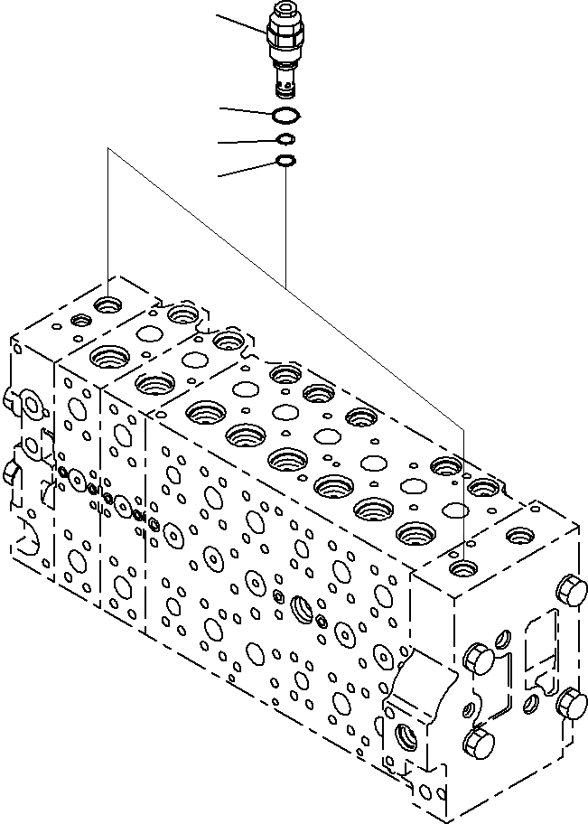 Схема запчастей Komatsu PC290LC-8K - ОСНОВН. УПРАВЛЯЮЩ. КЛАПАН, ДЛЯ MACHINE С -ДОПОЛН. АКТУАТОР КОНТУР (9/) H ГИДРАВЛИКА