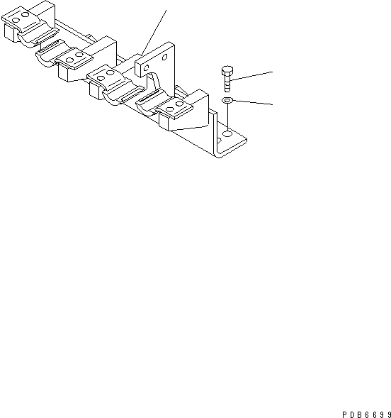 Схема запчастей Komatsu PC300-6Z - ПРЕДОТВРАЩ. СМЕЩЕНИЯ LESS(№8-999) ГИДРАВЛИКА