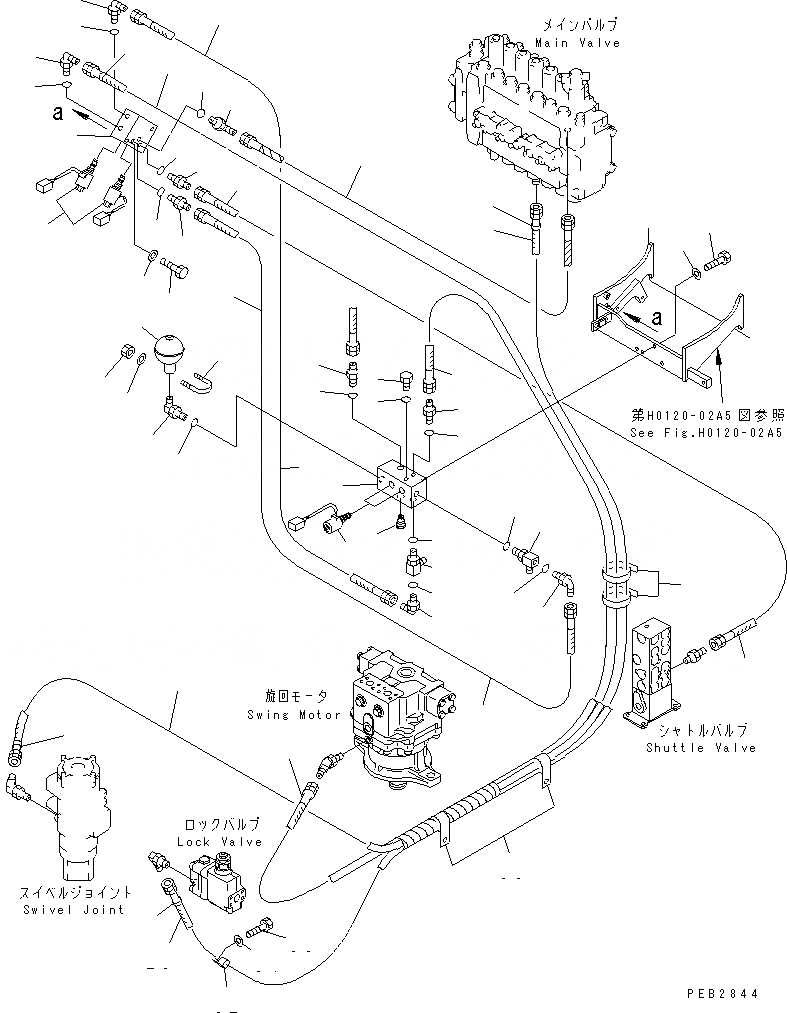 Схема запчастей Komatsu PC300-6Z - СОЛЕНОИДНЫЙ КЛАПАН (С ПРЕДОТВРАЩ. СМЕЩЕНИЯ)(№9-999) ГИДРАВЛИКА