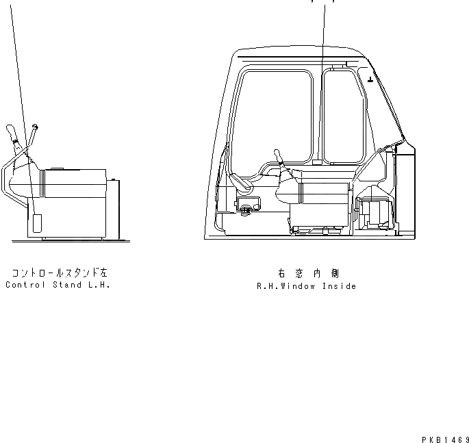 Схема запчастей Komatsu PC300-6Z - ПЛАСТИНА (MULTI PATTERN) (ЯПОН.)(№-) МАРКИРОВКА