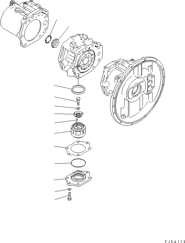 Схема запчастей Komatsu PC300-6Z - ОСНОВН. НАСОС (8/) (MIZUGURI СПЕЦ-Я.)(№9-) ОСНОВН. КОМПОНЕНТЫ И РЕМКОМПЛЕКТЫ