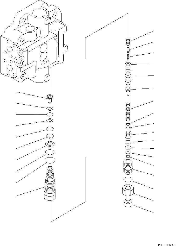 Схема запчастей Komatsu PC300-6Z - МОТОР ХОДА (/)(№-999) ОСНОВН. КОМПОНЕНТЫ И РЕМКОМПЛЕКТЫ