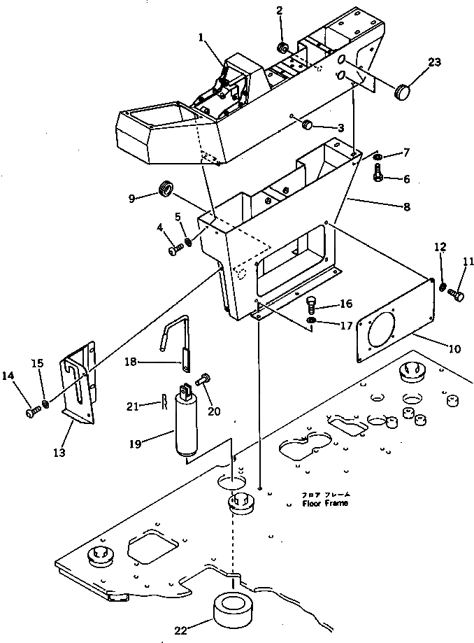 Схема запчастей Komatsu PC300-3 - WRIST УПРАВЛ-Е И СТОЙКА¤ ПРАВ. (/)(№-) ПОВОРОТН. И СИСТЕМА УПРАВЛЕНИЯ