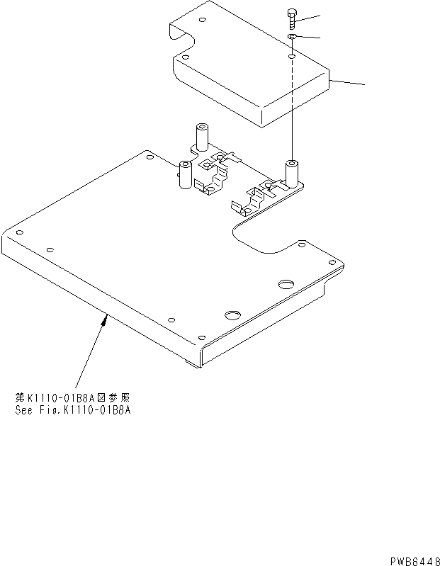 Схема запчастей Komatsu PC300-6Z - ОСНОВН. КОНСТРУКЦИЯ (COVER)(№-79) КАБИНА ОПЕРАТОРА И СИСТЕМА УПРАВЛЕНИЯ