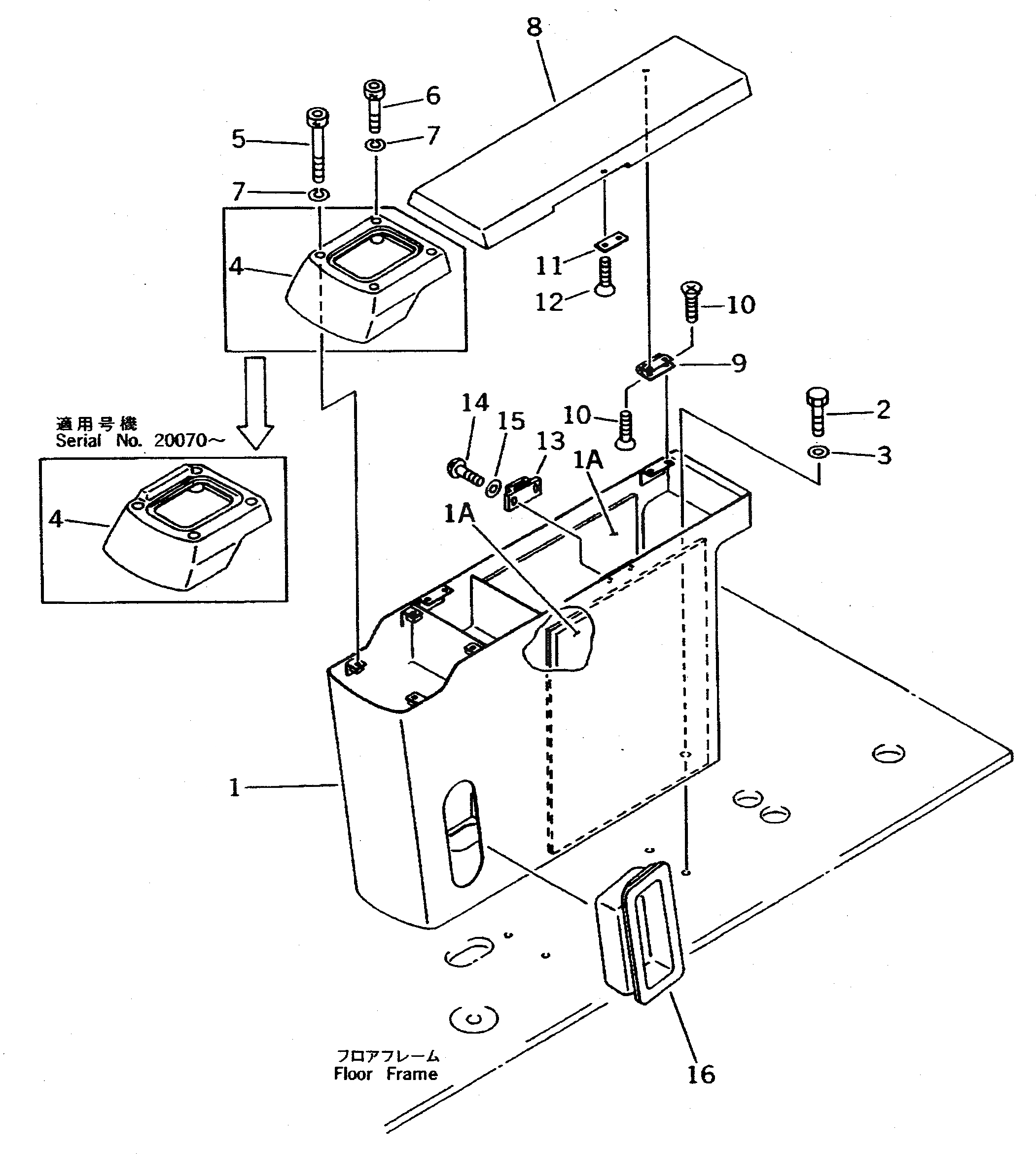 Схема запчастей Komatsu PC300-5 - MAGAZINE КОРПУС (ДЛЯ УДЛИНН. РЫЧАГ УПРАВЛ-Е) (С КОНДИЦИОНЕРОМ) СИСТЕМА УПРАВЛЕНИЯ И ОСНОВНАЯ РАМА