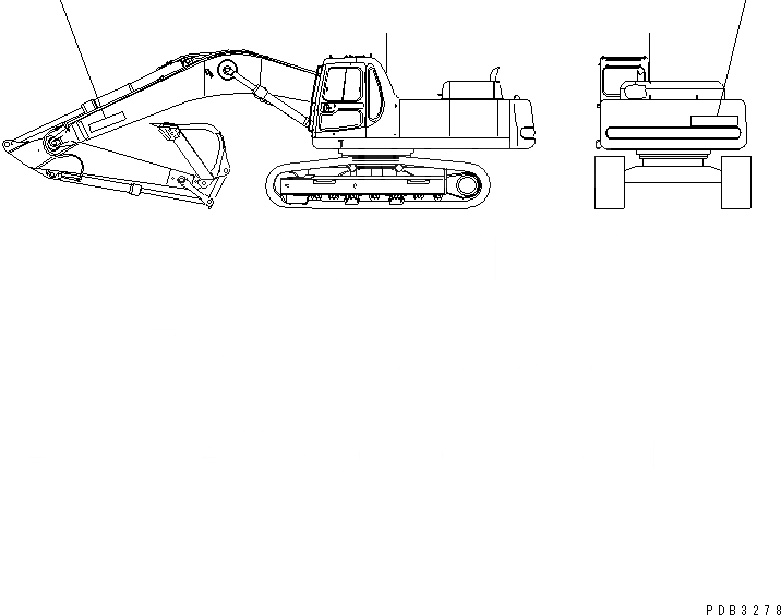 Схема запчастей Komatsu PC300-6 - ЛОГОТИП (БОЛЬШ.)(№-) МАРКИРОВКА