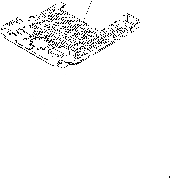 Схема запчастей Komatsu PC300-7 - ПОЛ МАТЕРИАЛ(№7-) КАБИНА ОПЕРАТОРА И СИСТЕМА УПРАВЛЕНИЯ