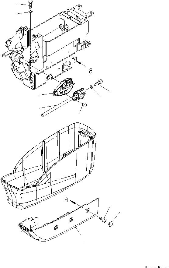 Схема запчастей Komatsu PC300-7 - ОСНОВН. КОНСТРУКЦИЯ (КОНСОЛЬ) (НИЖН.) (ЛЕВ.)(№7-) КАБИНА ОПЕРАТОРА И СИСТЕМА УПРАВЛЕНИЯ