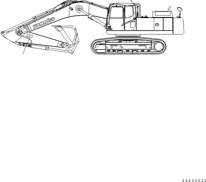 Схема запчастей Komatsu PC300-7E0 - ТАБЛИЧКИ (АНГЛ.) МАРКИРОВКА