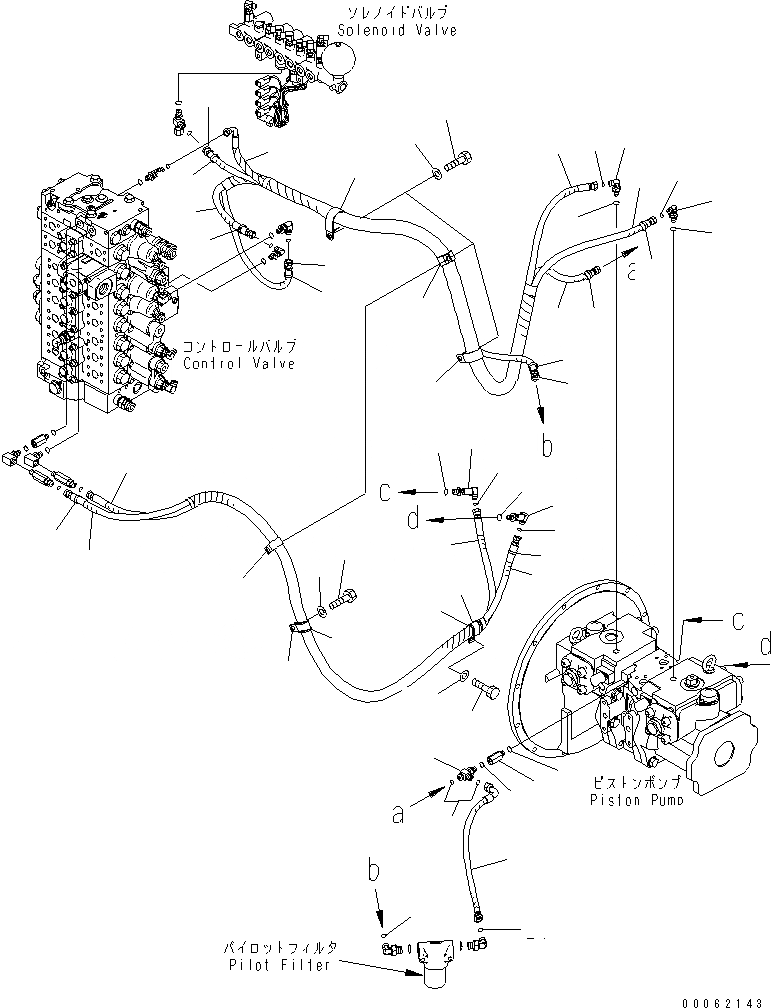 Схема запчастей Komatsu PC300-8 - ЛИНИЯ LS( АКТУАТОР)(№-) ГИДРАВЛИКА