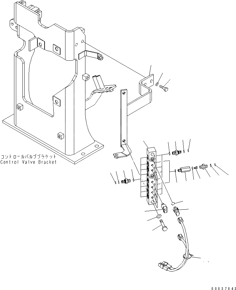 Схема запчастей Komatsu PC300-8 - PRESSURE ПЕРЕКЛЮЧАТЕЛЬ(№-) ГИДРАВЛИКА