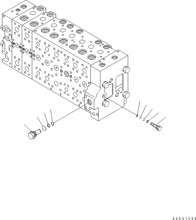 Схема запчастей Komatsu PC300-8 - ОСНОВН. КЛАПАН (-АКТУАТОР) (ДЛЯ KAL) (/)(№-) ОСНОВН. КОМПОНЕНТЫ И РЕМКОМПЛЕКТЫ