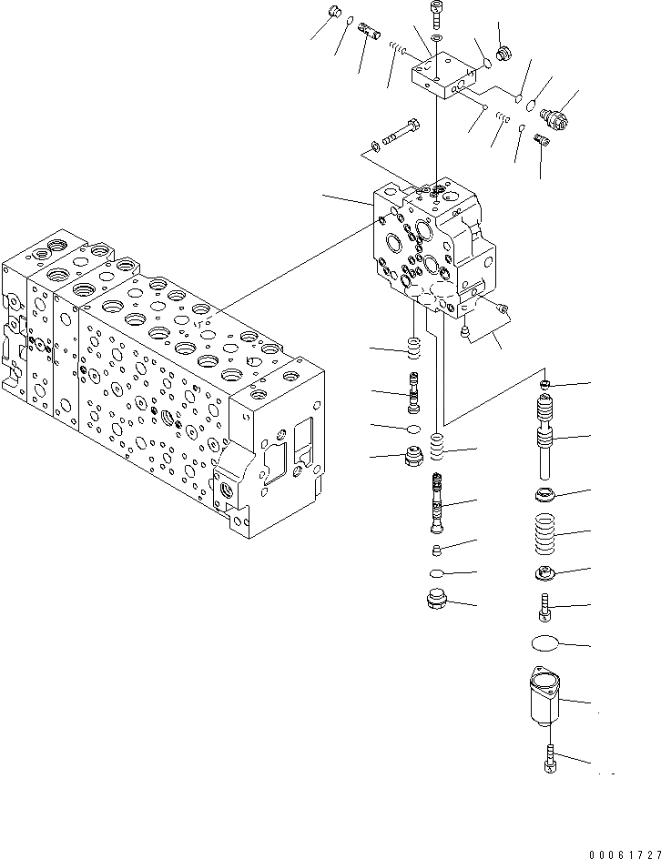 Схема запчастей Komatsu PC300-8 - ОСНОВН. КЛАПАН (-АКТУАТОР) (ДЛЯ KAL) (/)(№-) ОСНОВН. КОМПОНЕНТЫ И РЕМКОМПЛЕКТЫ