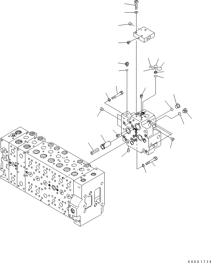 Схема запчастей Komatsu PC300-8 - ОСНОВН. КЛАПАН (-АКТУАТОР) (ДЛЯ KAL) (/)(№-) ОСНОВН. КОМПОНЕНТЫ И РЕМКОМПЛЕКТЫ