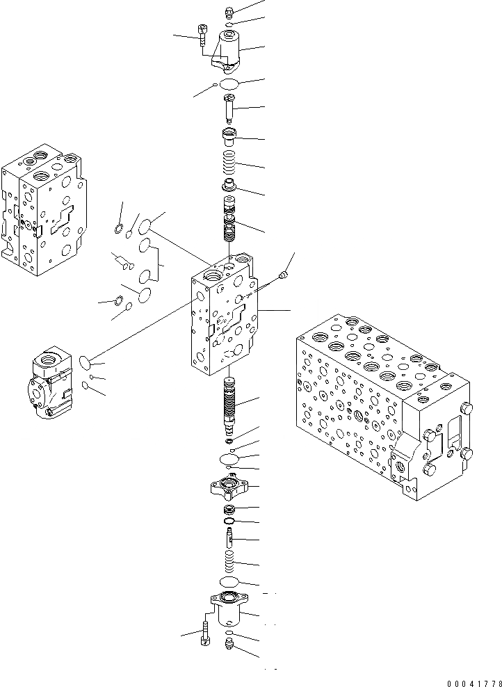 Схема запчастей Komatsu PC300-8 - ОСНОВН. КЛАПАН (-АКТУАТОР) (ДЛЯ KAL) (/)(№-) ОСНОВН. КОМПОНЕНТЫ И РЕМКОМПЛЕКТЫ