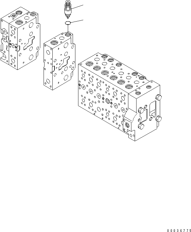 Схема запчастей Komatsu PC300-8 - ОСНОВН. КЛАПАН (-АКТУАТОР) (ДЛЯ KAL) (9/)(№-) ОСНОВН. КОМПОНЕНТЫ И РЕМКОМПЛЕКТЫ