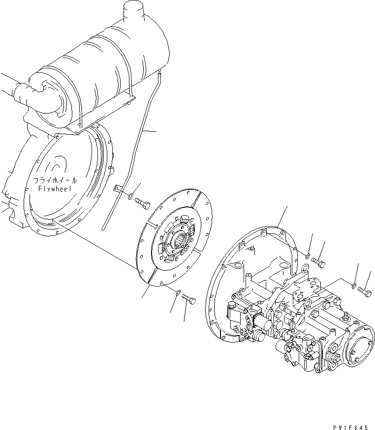 Схема запчастей Komatsu PC300LC-6 - РУКОЯТЬ (.M) (ЛИНИЯ СМАЗКИ) (С АВТОМАТИЧ. СМАЗКОЙ) РАБОЧЕЕ ОБОРУДОВАНИЕ