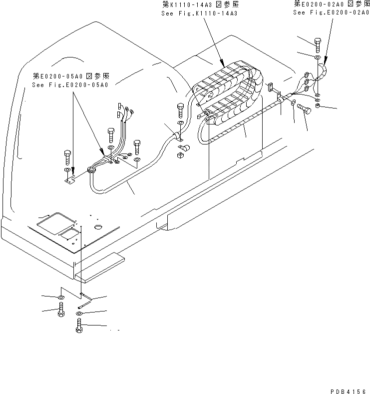 Схема запчастей Komatsu PC300SC-6 - ЭЛЕКТРОПРОВОДКА (ДОПОЛН. Э/ПРОВОДКА) (PCSC)(№-) ЭЛЕКТРИКА