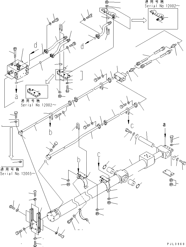 Схема запчастей Komatsu PC300SC-6 - TELESCO РУКОЯТЬ SLIDE CYLNDER(№-) РАБОЧЕЕ ОБОРУДОВАНИЕ