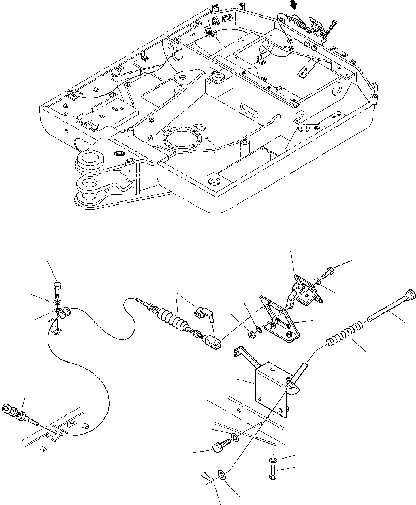 Схема запчастей Komatsu PC30-7 - КАПОТ (/) ЧАСТИ КОРПУСА И КАБИНА