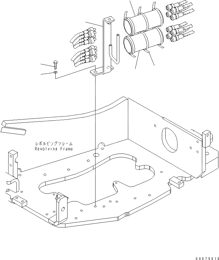 Схема запчастей Komatsu PC30MR-3 - PPC ЛИНИЯ СОЕД-Е ГИДРАВЛИКА