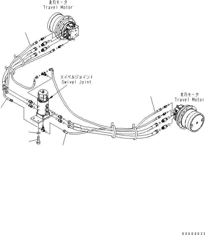 Схема запчастей Komatsu PC30MR-3 - ПОВОРОТНОЕ СОЕДИНЕНИЕ (СОЕДИНИТЕЛЬН. ЧАСТИ) (/) ГУСЕНИЧНАЯ РАМА И КОМПОНЕНТЫ