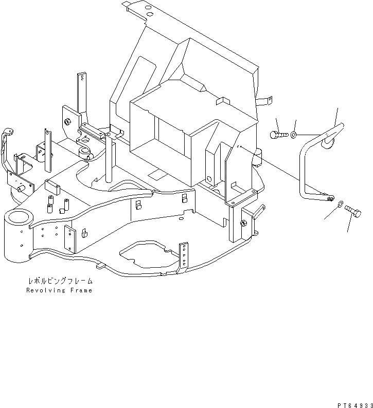 Схема запчастей Komatsu PC30MR-1 - ПОРУЧНИ (GLOBAL DESIGN СПЕЦ-Я.)(№-) КАБИНА ОПЕРАТОРА И СИСТЕМА УПРАВЛЕНИЯ