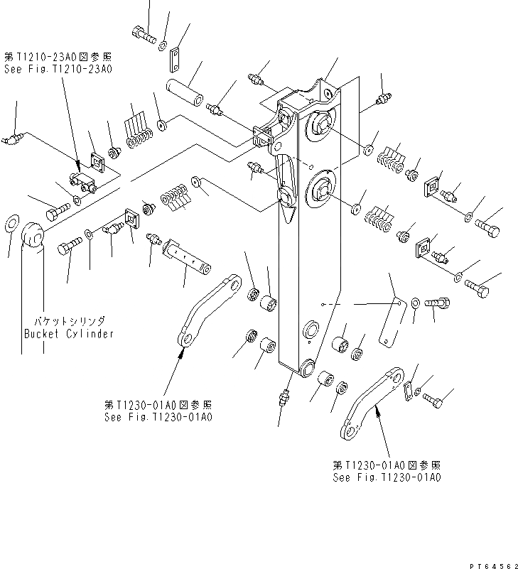 Схема запчастей Komatsu PC30MR-1 - SLIDE РУКОЯТЬ (2 РУКОЯТЬ) РАБОЧЕЕ ОБОРУДОВАНИЕ