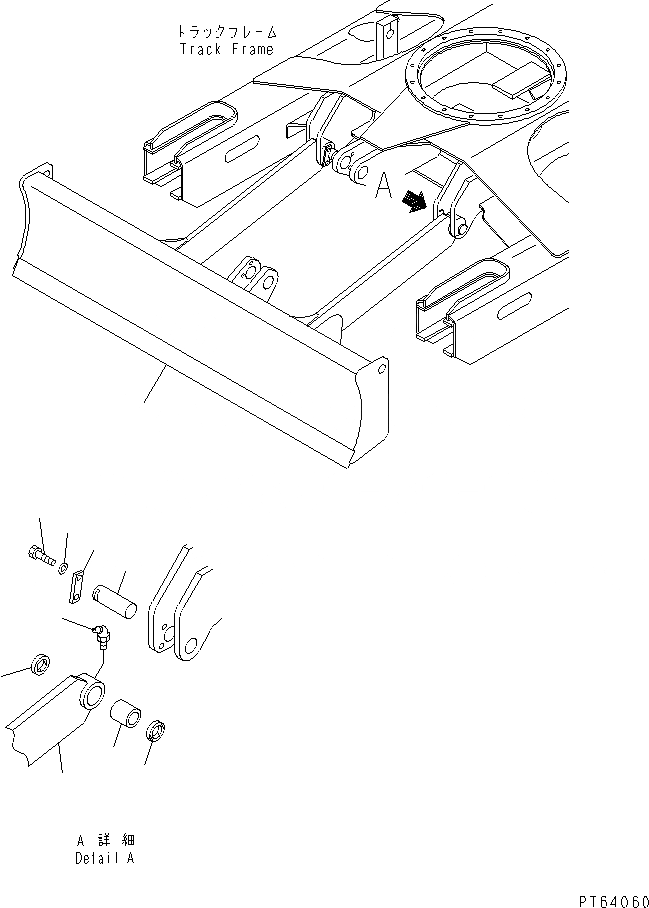 Схема запчастей Komatsu PC30MR-1 - ОТВАЛ (GLOBAL DESIGN СПЕЦ-Я.)(№-) РАБОЧЕЕ ОБОРУДОВАНИЕ