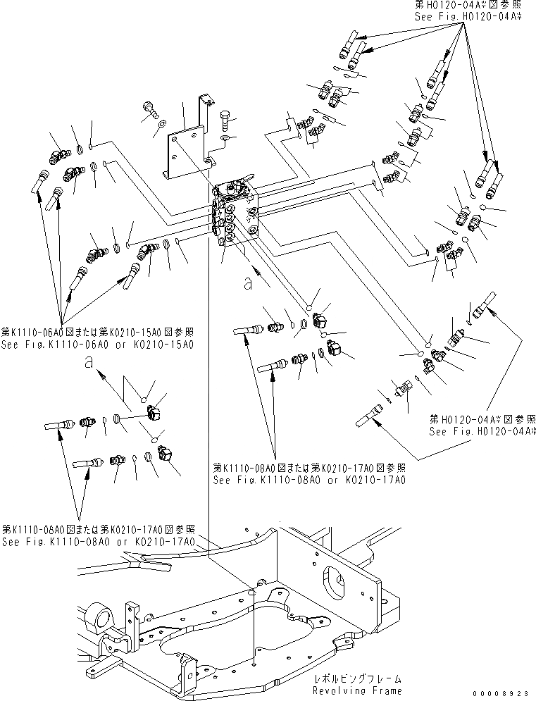 Схема запчастей Komatsu PC30MR-2-B - MULTI PATTERN УПРАВЛ-Е (КОМПЛЕКТ) ГИДРАВЛИКА