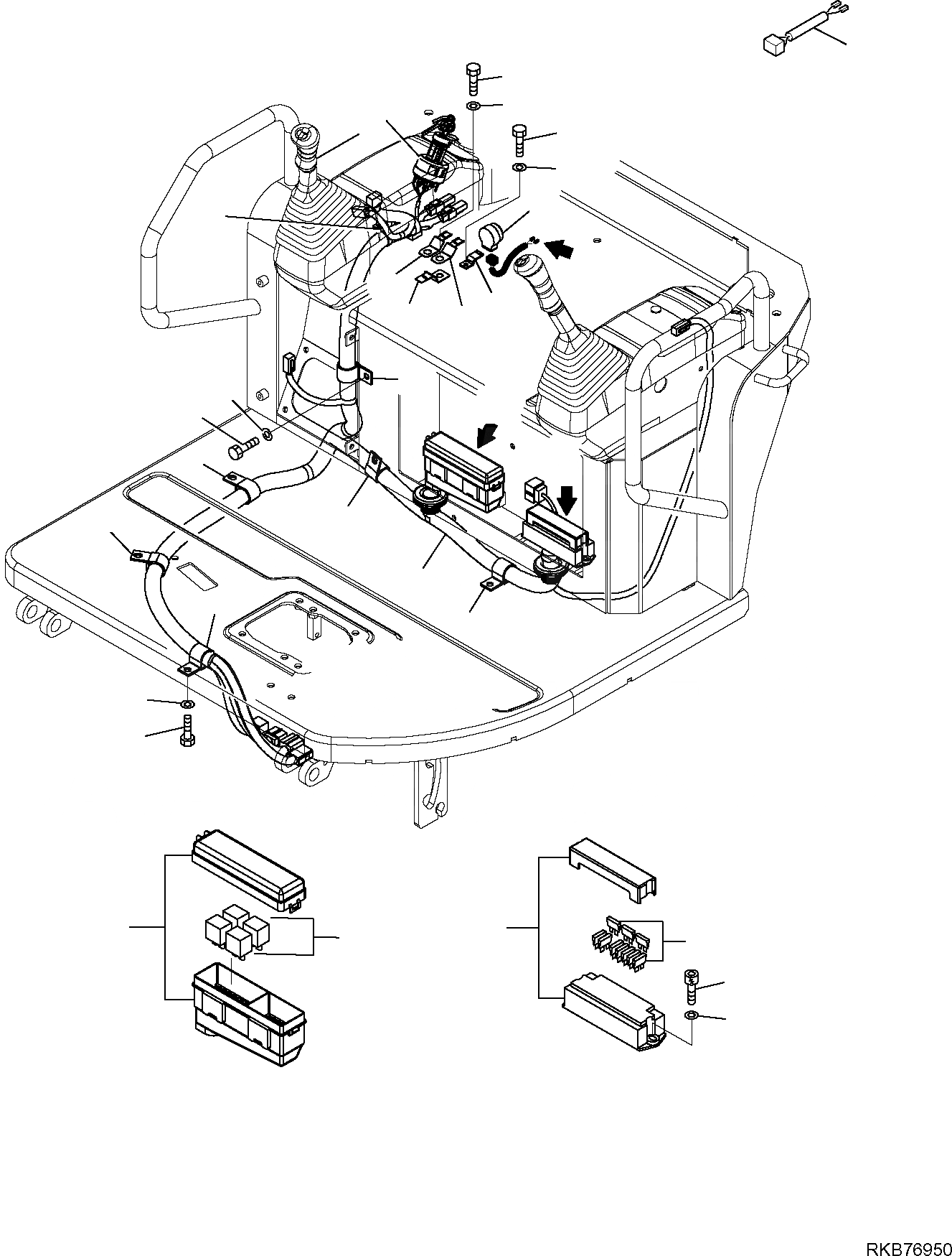 Схема запчастей Komatsu PC30MR-2 - ЭЛЕКТРИКА (ПЛАТФОРМА) КОМПОНЕНТЫ ДВИГАТЕЛЯ И ЭЛЕКТРИКА