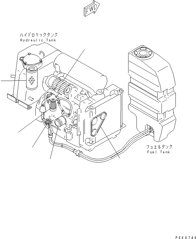 Схема запчастей Komatsu PC30R-8 - ЭЛЕМЕНТ И V-РЕМЕНЬ КАТАЛОГИ ЗЧ