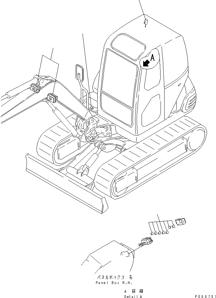 Схема запчастей Komatsu PC30R-8 - ОСВЕЩЕНИЕ И ПРЕДОХРАНИТЕЛЬ КАТАЛОГИ ЗЧ