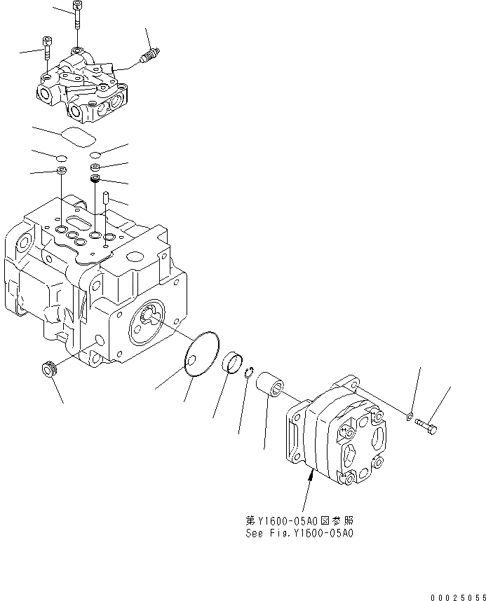 Схема запчастей Komatsu PC30UU-3 - ОСНОВН. НАСОС (/)(№7-9) ОСНОВН. КОМПОНЕНТЫ И РЕМКОМПЛЕКТЫ