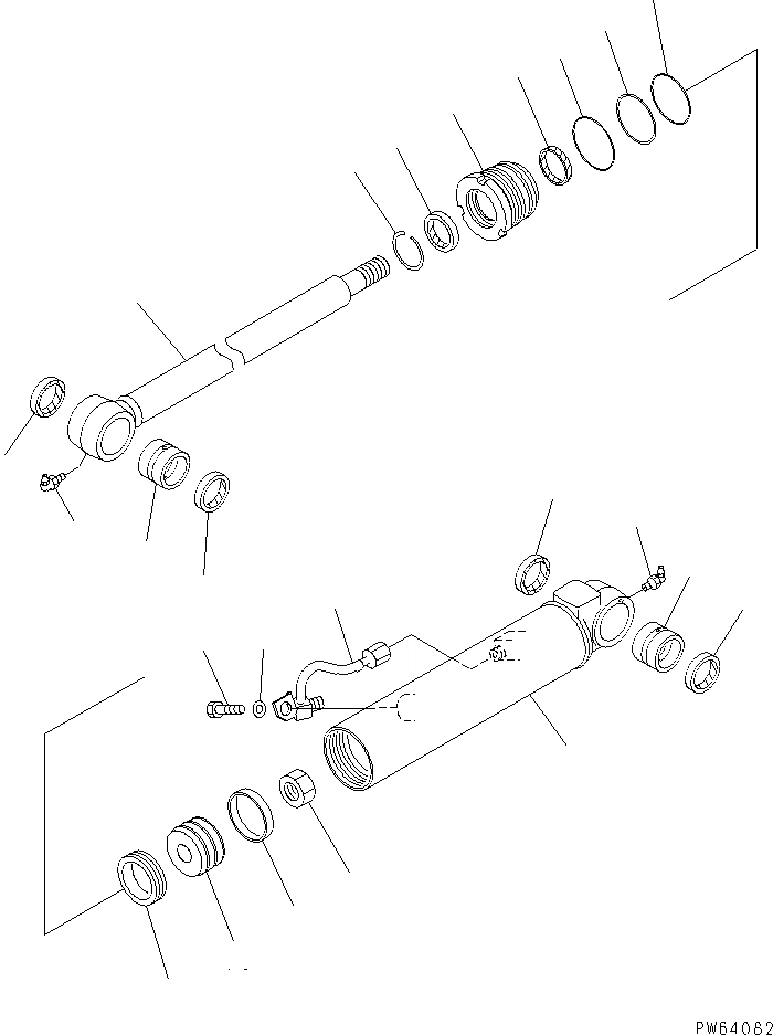 Схема запчастей Komatsu PC30UU-3 - OFFSET ЦИЛИНДР (ВНУТР. ЧАСТИ) ОСНОВН. КОМПОНЕНТЫ И РЕМКОМПЛЕКТЫ
