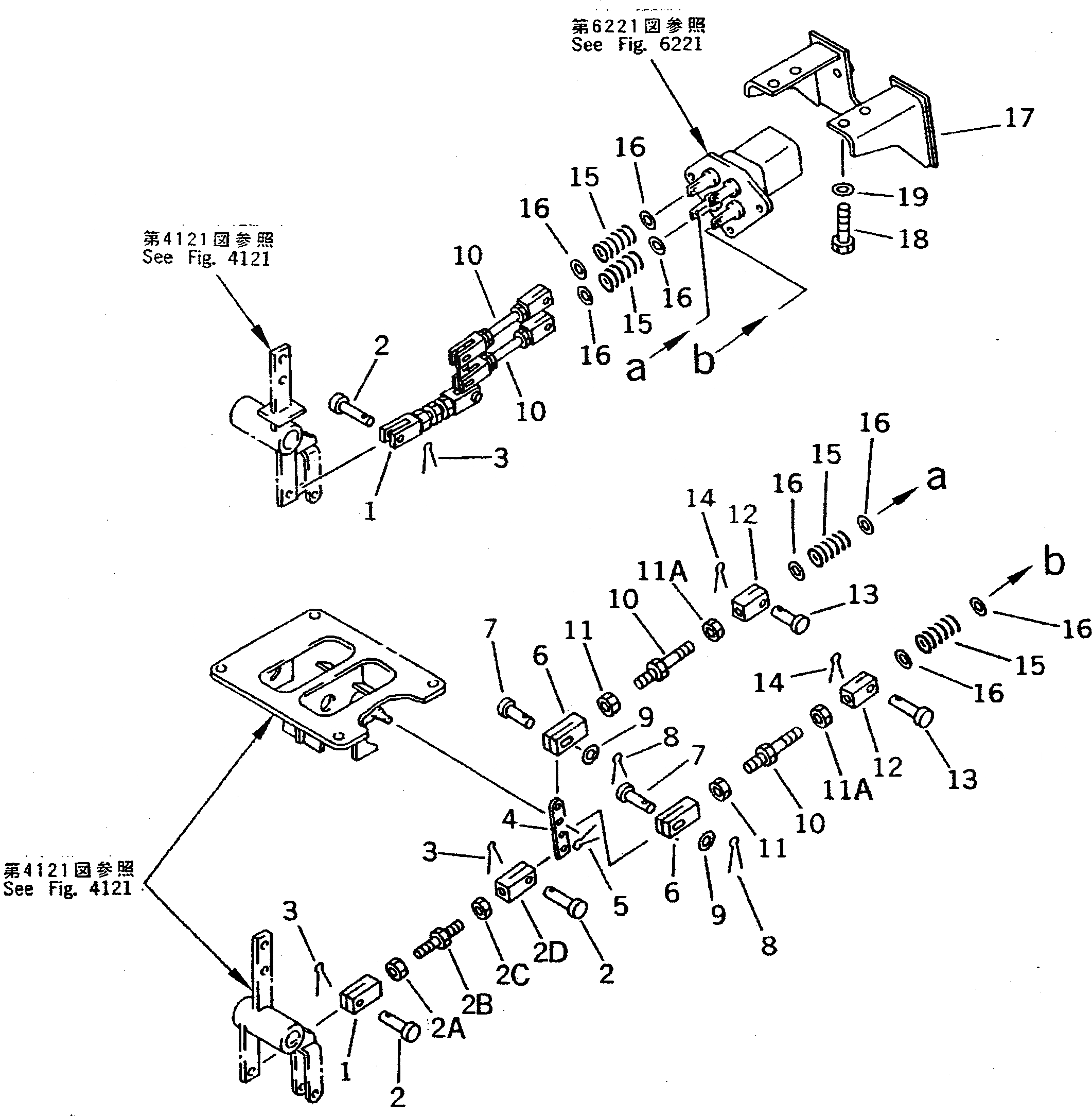 Схема запчастей Komatsu PC310-5 - КОНТРОЛЬ ХОДА МЕХАНИЗМ (ДЛЯ WRIST УПРАВЛ-Е)(№-) СИСТЕМА УПРАВЛЕНИЯ И ОСНОВНАЯ РАМА