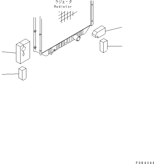 Схема запчастей Komatsu PC340LC-6K - ОХЛАЖД-Е (РАДИАТОР ДЕФЛЕКТОР) СИСТЕМА ОХЛАЖДЕНИЯ