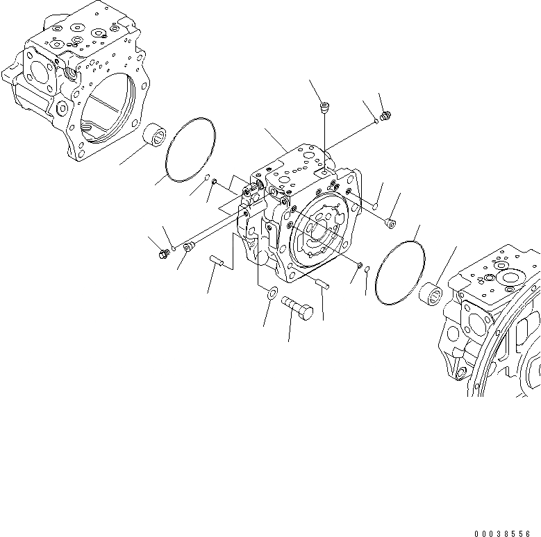 Схема запчастей Komatsu PC340LC-7K-E0 - ОСНОВН. НАСОС (/) ОСНОВН. КОМПОНЕНТЫ И РЕМКОМПЛЕКТЫ