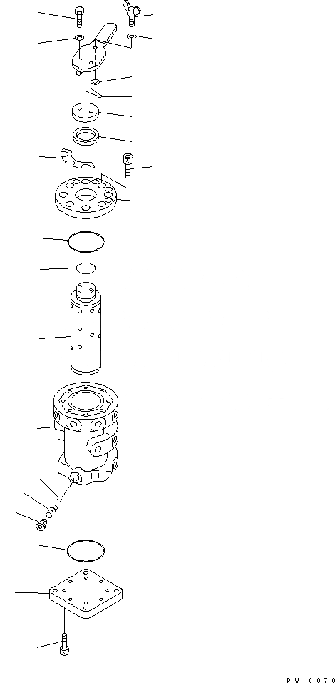 Схема запчастей Komatsu PC350-7E0 - MULTI PATTERN КЛАПАН (КЛАПАН) ( WAY) ГИДРАВЛИКА