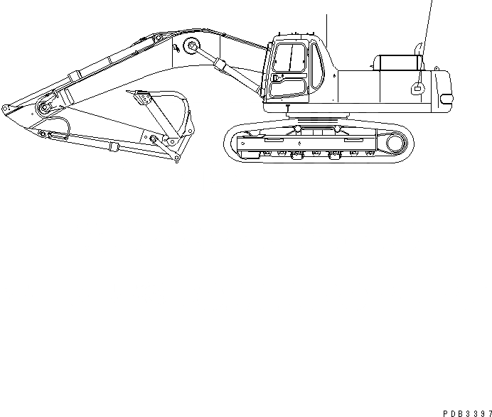 Схема запчастей Komatsu PC350-6 - ПЛАСТИНА (BY-PASS ЛИНИЯ)(№-999) МАРКИРОВКА