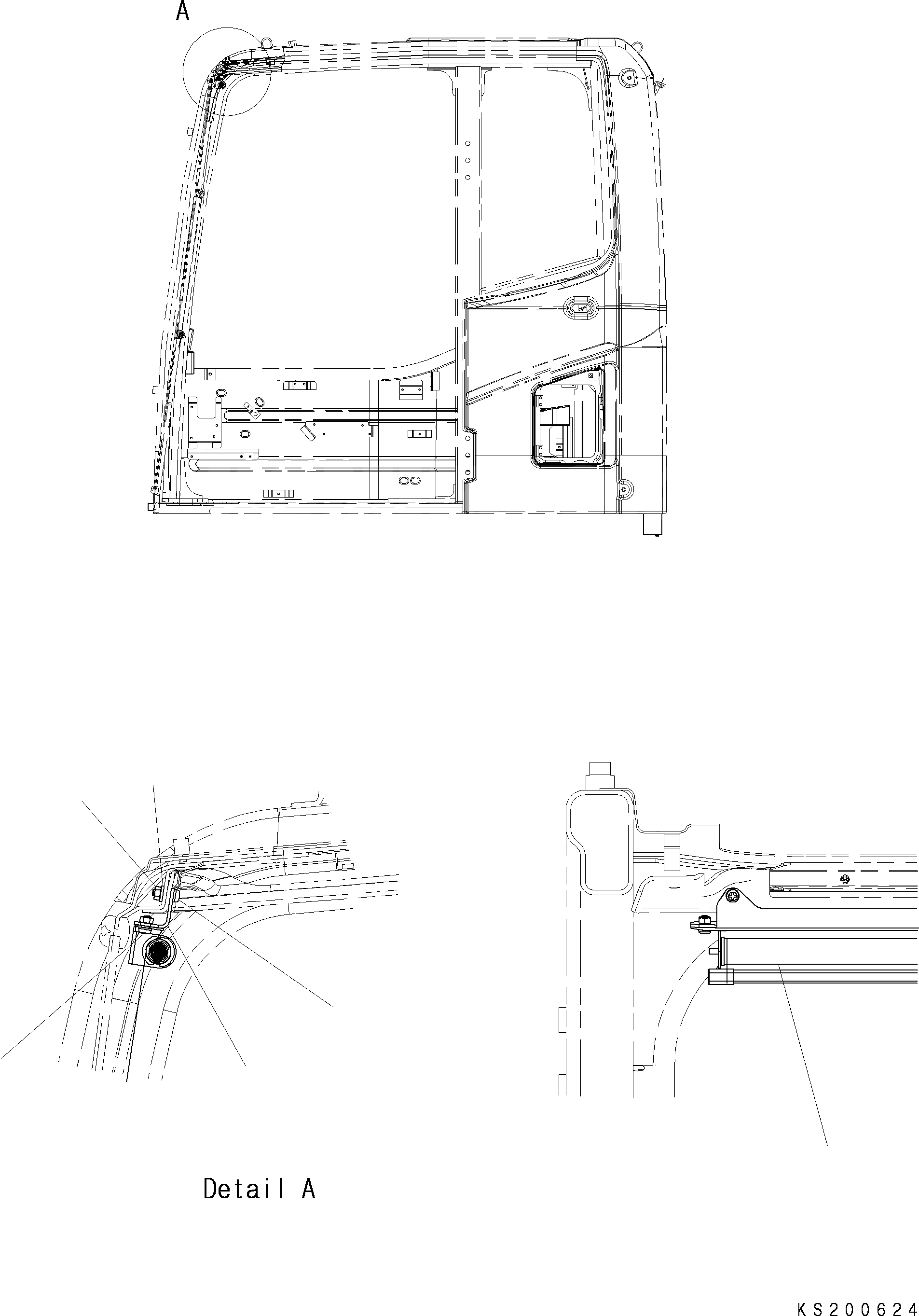 Схема запчастей Komatsu PC350LC - SUN РОЛИК BLIND (№K7-) 