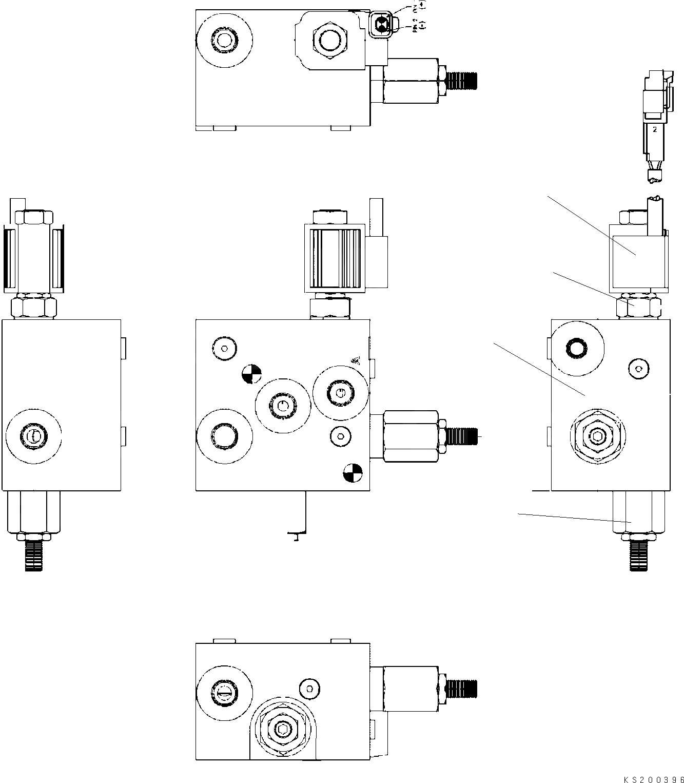 Схема запчастей Komatsu PC350LC-8 - БЫСТРОСЪЕМН. МЕХ-М КЛАПАН Y ОСНОВН. КОМПОНЕНТЫ И РЕМКОМПЛЕКТЫ