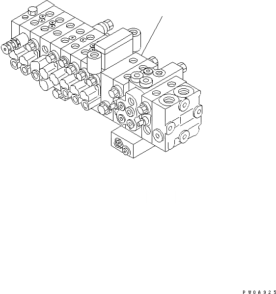 Схема запчастей Komatsu PC35MR-1 - РАБОЧ. УПРАВЛ-Е (ОСНОВН. КЛАПАН) (-АКТУАТОР НАВЕСН. ОБОРУД) КАБИНА ОПЕРАТОРА И СИСТЕМА УПРАВЛЕНИЯ