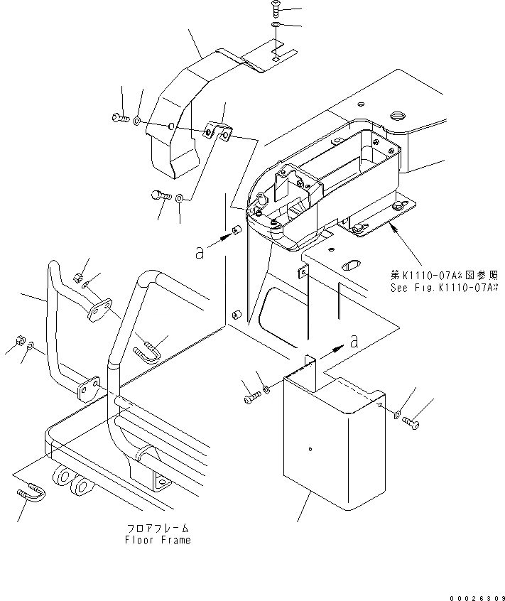 Схема запчастей Komatsu PC35MR-2 - ПОКРЫТИЕ ПОЛА (PAT ОТВАЛ) (ОТВ. С ИЗМ. УГЛОМ) (НАВЕС)(№-9) КАБИНА ОПЕРАТОРА И СИСТЕМА УПРАВЛЕНИЯ