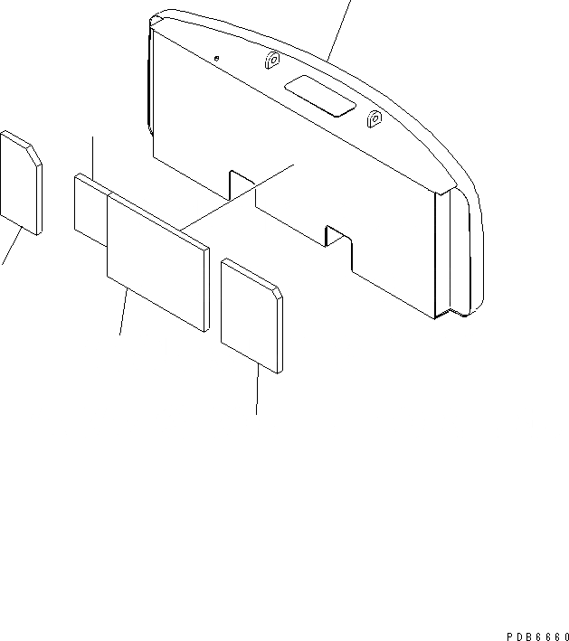 Схема запчастей Komatsu PC380LC-6K - ПРОТИВОВЕС ЧАСТИ КОРПУСА