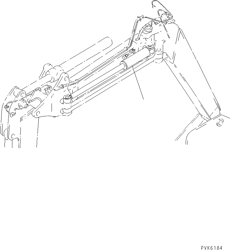 Схема запчастей Komatsu PC38UU-2 - OFFSET ЦИЛИНДР РАБОЧЕЕ ОБОРУДОВАНИЕ