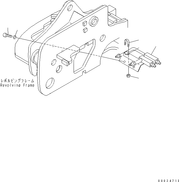 Схема запчастей Komatsu PC38UU-3 - ACTUATER ЛИНИЯ (/) (ЭЛЕМЕНТЫ КРЕПЛЕНИЯ) ГИДРАВЛИКА