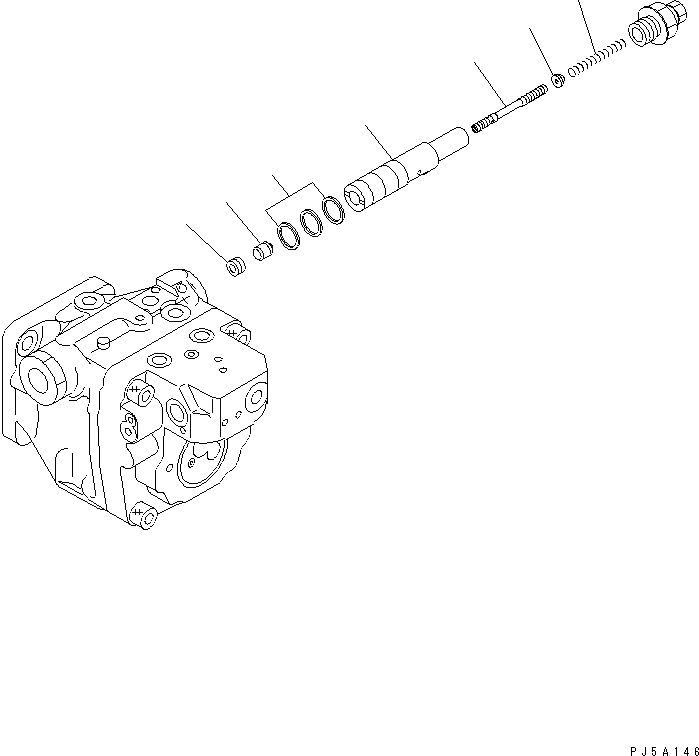 Схема запчастей Komatsu PC38UU-3 - ОСНОВН. НАСОС (/) (С КОНДИЦИОНЕРОМ)(№87-) ОСНОВН. КОМПОНЕНТЫ И РЕМКОМПЛЕКТЫ