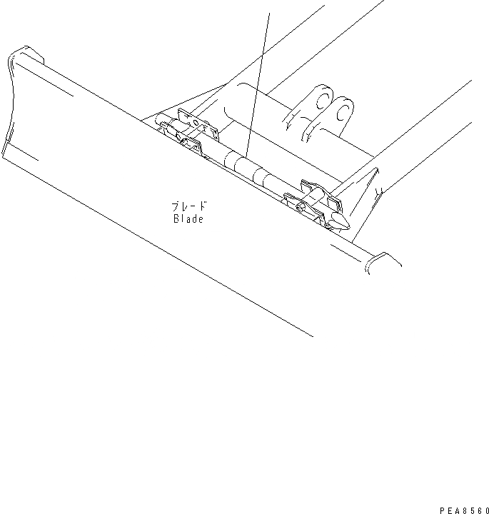 Схема запчастей Komatsu PC40-7 - ГИДРОМОЛОТ РУКОЯТЬ (CHISEL)(№-) КАТАЛОГИ ЗЧ